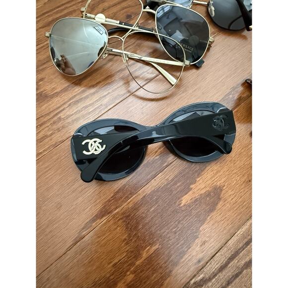 Lot 9 Designer Glasses Frames Parts Salvage Chanel Versace Tiffany Bottega main image 16